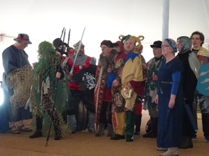 Medieval Weekend Llangwm Mummers