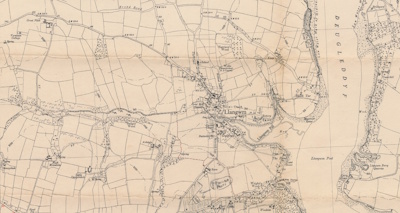 Ordnance Survey Map of Llangwm, Provisional Edition 1952