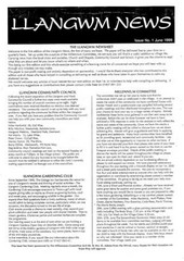 Llangwm Village News June 1999 