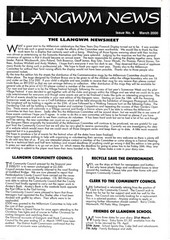 Llangwm Village News March 2000