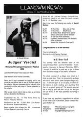 Llangwm Village News September 2002