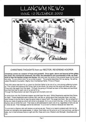 Llangwm Village News December 2002