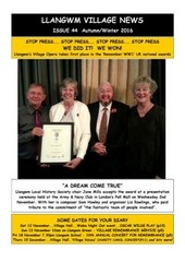 Llangwm Village News Autumn 2016