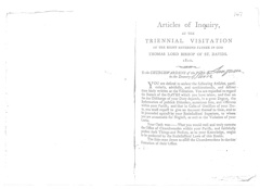Triennial Visitation 1810
